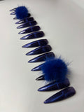 Blue violet cat eyes