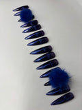 Blue violet cat eyes