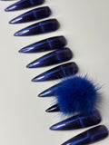 Blue violet cat eyes